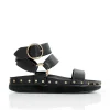 Women La Tribe - Studded Sandal (Black / Gold)