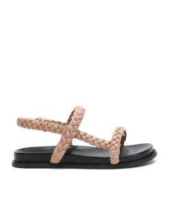 Women La Tribe - Thin Elke Braided Sandal (Rose)