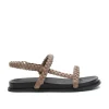 Women La Tribe - Thin Elke Braided Sandal (Mocha)