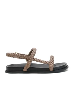 Women La Tribe - Thin Elke Braided Sandal (Mocha)