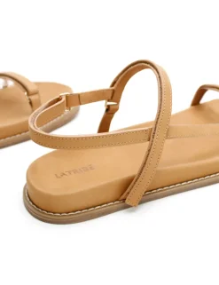 Women La Tribe - Thin Elke Sandal (Light Tan)