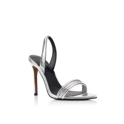 Women Lana Wilkinson - CAMILLE SANDAL (SILVER METALLIC LEATHER)