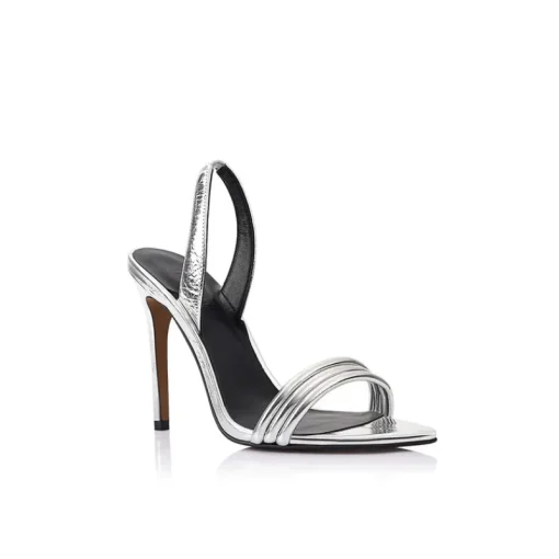 Women Lana Wilkinson - CAMILLE SANDAL (SILVER METALLIC LEATHER)