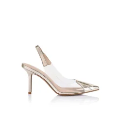Women Lana Wilkinson - REMI PUMP (VINYLITE & GOLDE METALLIC PATENT LEATHER)