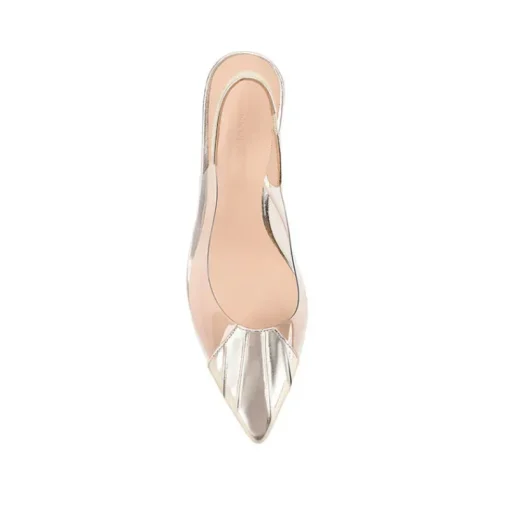 Women Lana Wilkinson - REMI PUMP (VINYLITE & GOLDE METALLIC PATENT LEATHER)