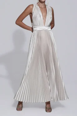 L'IDEE WOMAN L'IDÉE WOMAN - MODERNISTE GOWN (CHAMPAGNE)