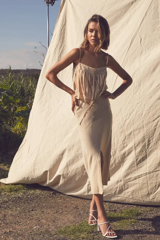 Lune Resort - Sturt Camisole (Hessian Beige)