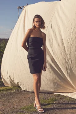 Lune Resort - Tiari Strapless Dress (Black)