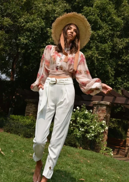 Mackenzie Mode - Shooting Stars Pants (Winter White)