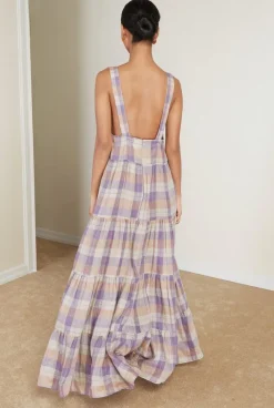 Magali Pascal - CALYPSO DRESS (PURPLE CHECK)