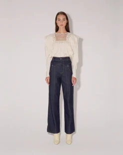 Magali Pascal - Flora Top (Ivory)