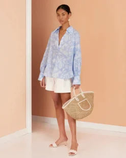 Women Magali Pascal - Lola Shirt (Casablanca Sky)