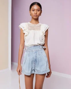 Women Magali Pascal - Lottie Top (Ivory)