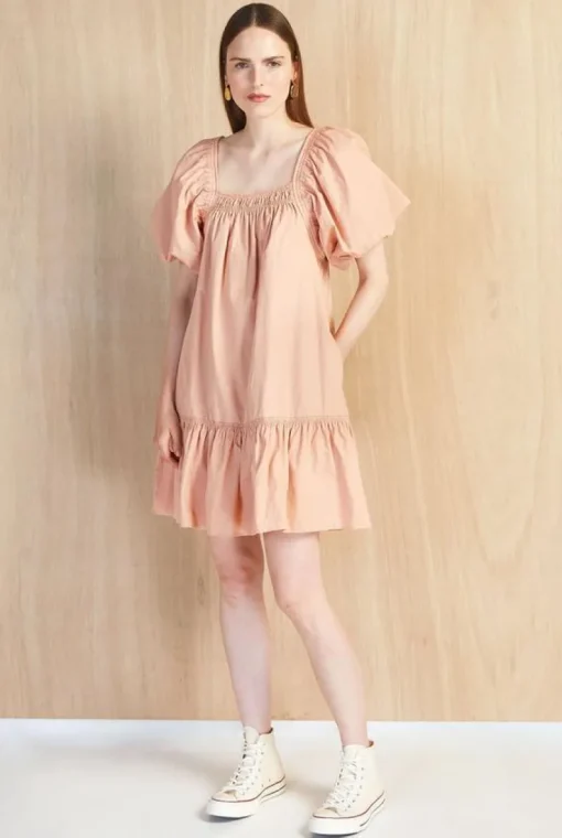 Magali Pascal - Stella Dress (Peach)