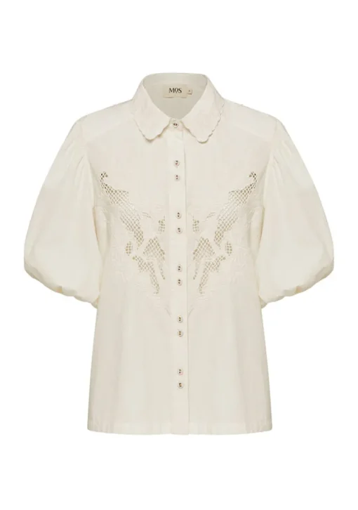 Ministry of Style - Flora Embroidery Blouse (Ivory)
