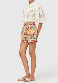 Ministry of Style - Flora Embroidery Blouse (Ivory)