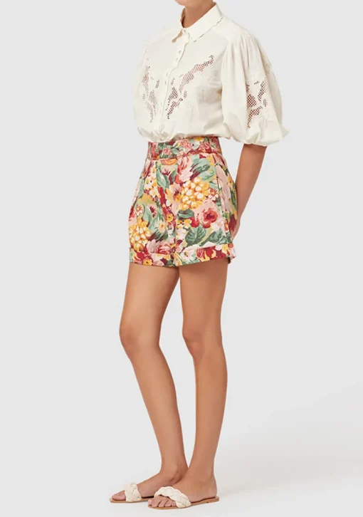 Ministry of Style - Flora Embroidery Blouse (Ivory)