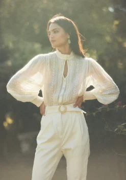 Ministry of Style - Mystical Embroidery Blouse (Ivory)