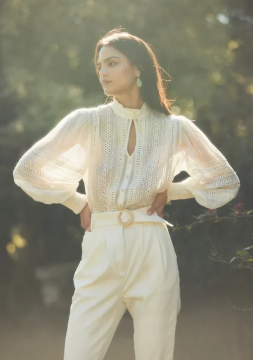 Ministry of Style - Mystical Embroidery Blouse (Ivory)