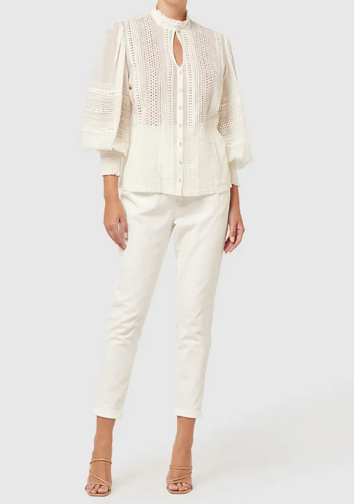 Ministry of Style - Mystical Embroidery Blouse (Ivory)