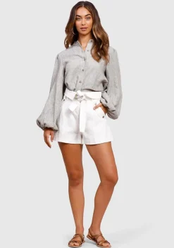Ministry of Style - Resort Panelled Shorts (Ivory)