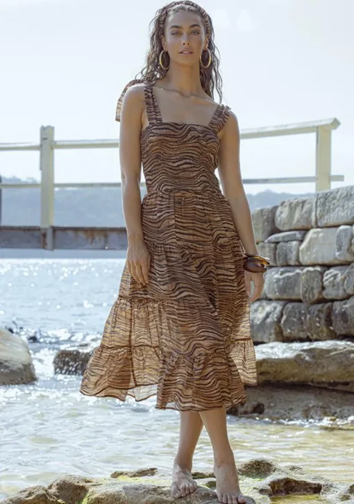 Ministry of Style - Tigress Strap Midi Dress