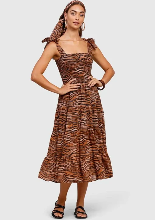 Ministry of Style - Tigress Strap Midi Dress