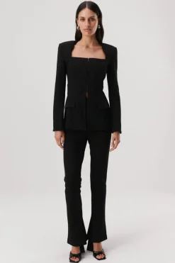 Misha - ABENI STRUCTURED BLAZER (BLACK)