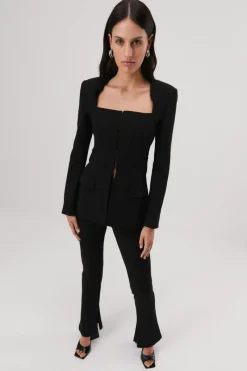 Misha - ABENI STRUCTURED BLAZER (BLACK)