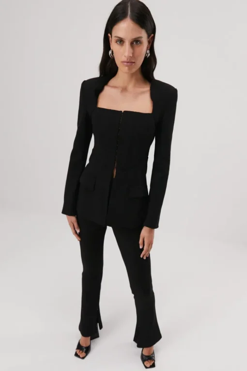 Misha - ABENI STRUCTURED BLAZER (BLACK)