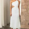 Misha - Adara Midi Dress (Ivory)