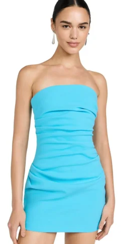 Misha - ALSTON MINI DRESS (TOPAZ BLUE)
