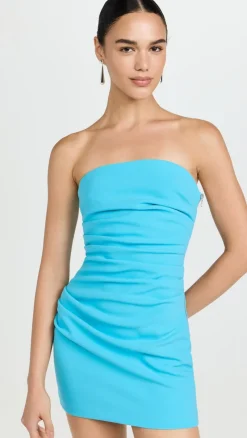 Misha - ALSTON MINI DRESS (TOPAZ BLUE)