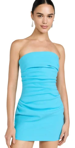 Misha - ALSTON MINI DRESS (TOPAZ BLUE)