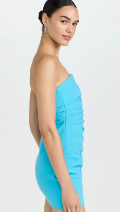 Misha - ALSTON MINI DRESS (TOPAZ BLUE)