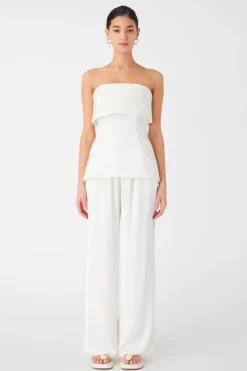 Misha - AMAR STRAPLESS TOP (IVORY)