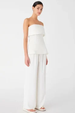 Misha - AMAR STRAPLESS TOP (IVORY)