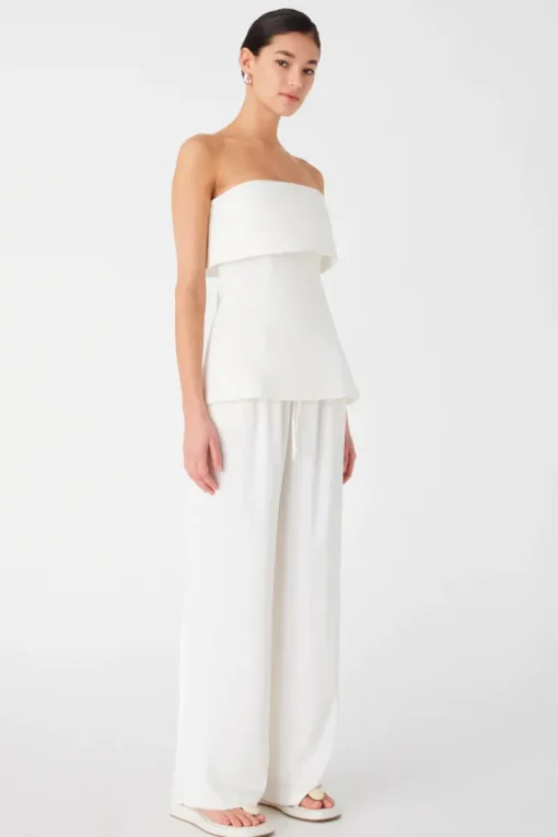 Misha - AMAR STRAPLESS TOP (IVORY)