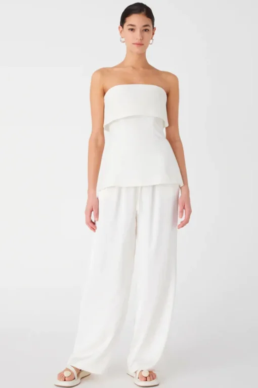 Misha - AMAR STRAPLESS TOP (IVORY)