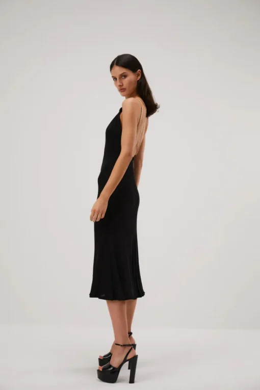 Misha - Ashanti Slinky Jersey Dress (Black)