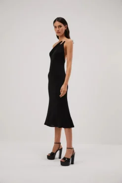 Misha - Ashanti Slinky Jersey Dress (Black)