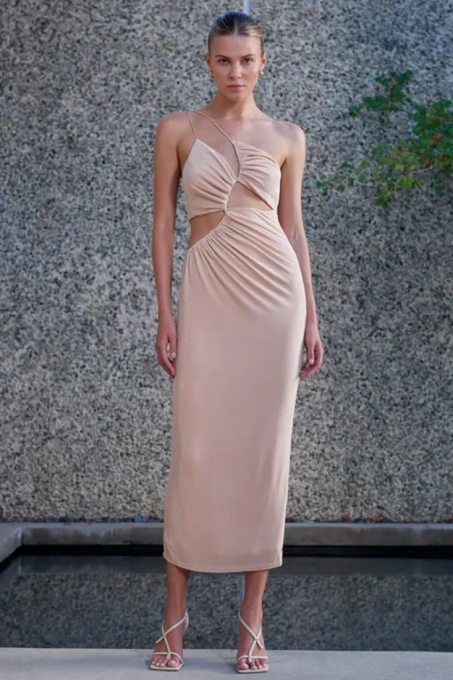 Misha - Bernette Midi Dress (Rose)