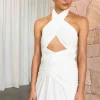 Misha - Callie Mini Dress (White) FINAL SALE