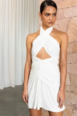 Misha - Callie Mini Dress (White) FINAL SALE