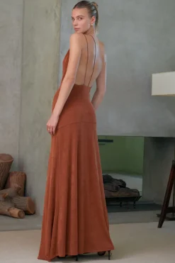 Misha - Celestine Maxi Dress (Copper)