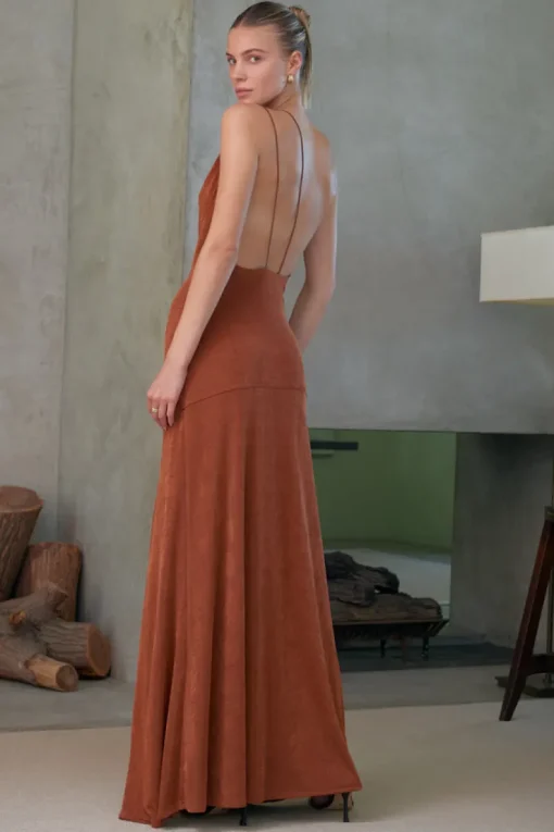 Misha - Celestine Maxi Dress (Copper)