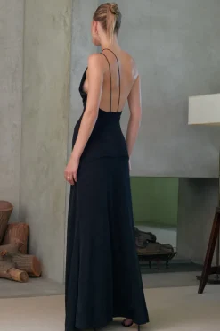 Misha - Celestine Maxi Dress (Black)