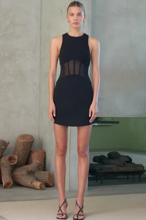 Misha - Coco Mini Dress (Black)