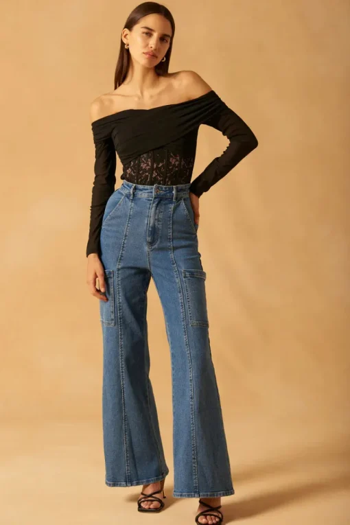 Misha - Doran Denim Jeans (Vintage Wash Blue)