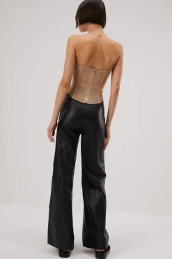 Misha - Rumi Mesh Bustier (Nude)
